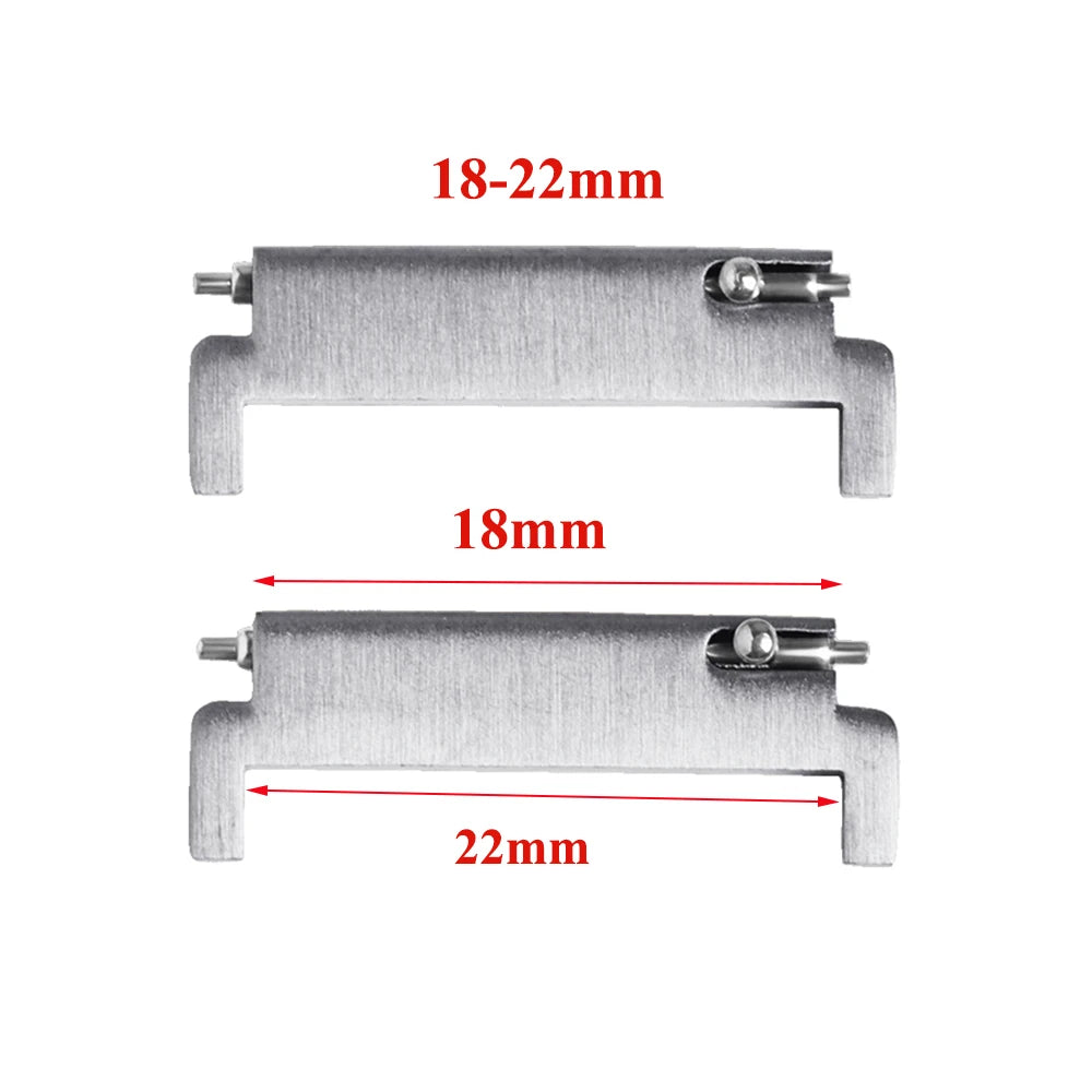 1 paire d'adaptateurs de bracelet de montre 18mm à 20mm, 22mm, 20mm à 18/20/22mm, 22mm à 22mm, connecteurs à broches à dégagement rapide, accessoires de montre