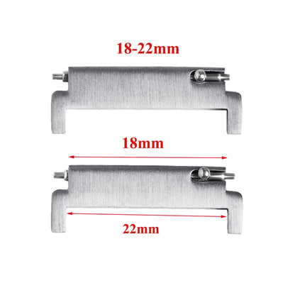 1 paire d'adaptateurs de bracelet de montre 18mm à 20mm, 22mm, 20mm à 18/20/22mm, 22mm à 22mm, connecteurs à broches à dégagement rapide, accessoires de montre