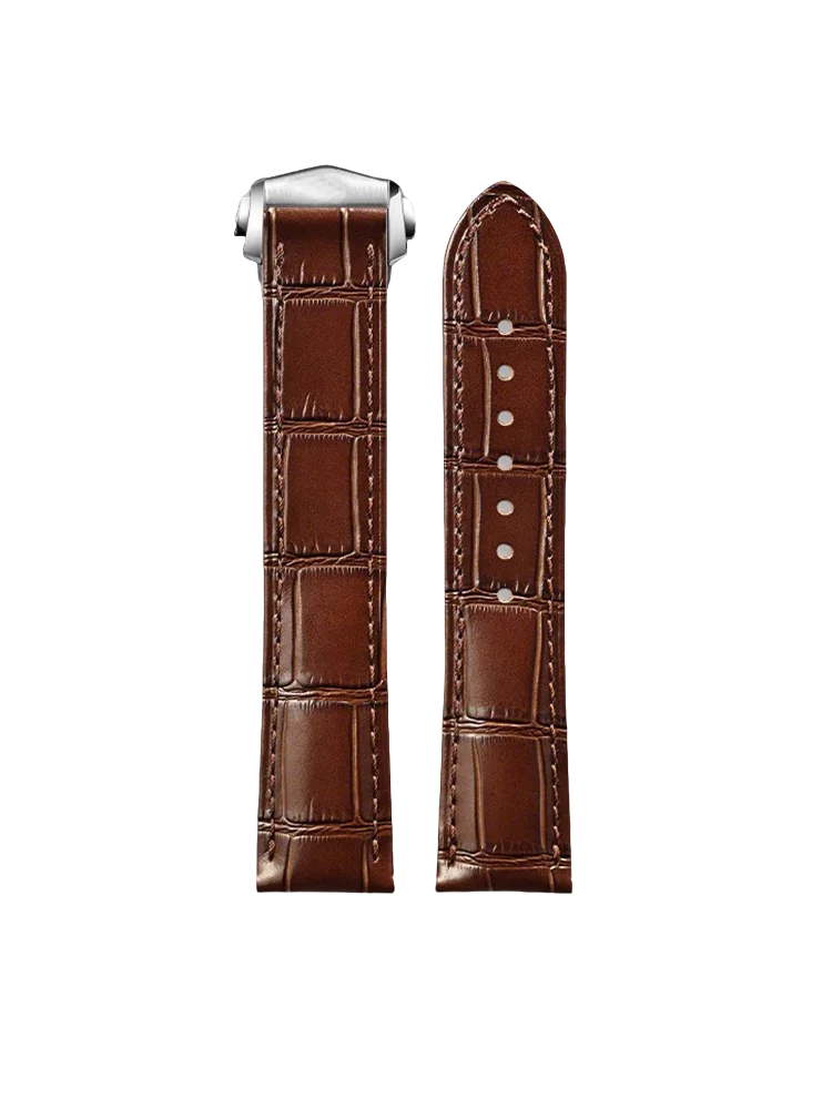 Cinturino per orologio in pelle da uomo compatibile con Omega 18/19/20/21 mm, cinturino di ricambio stile vintage racing per cronografo Moonwatch