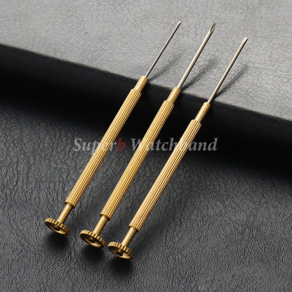 Slotted metal screwdriver for Rolex 0.8mm 1.0mm 1.2mm 1.4mm 1.6mm 1.8mm watch repair tools remove install screws watchmaker set