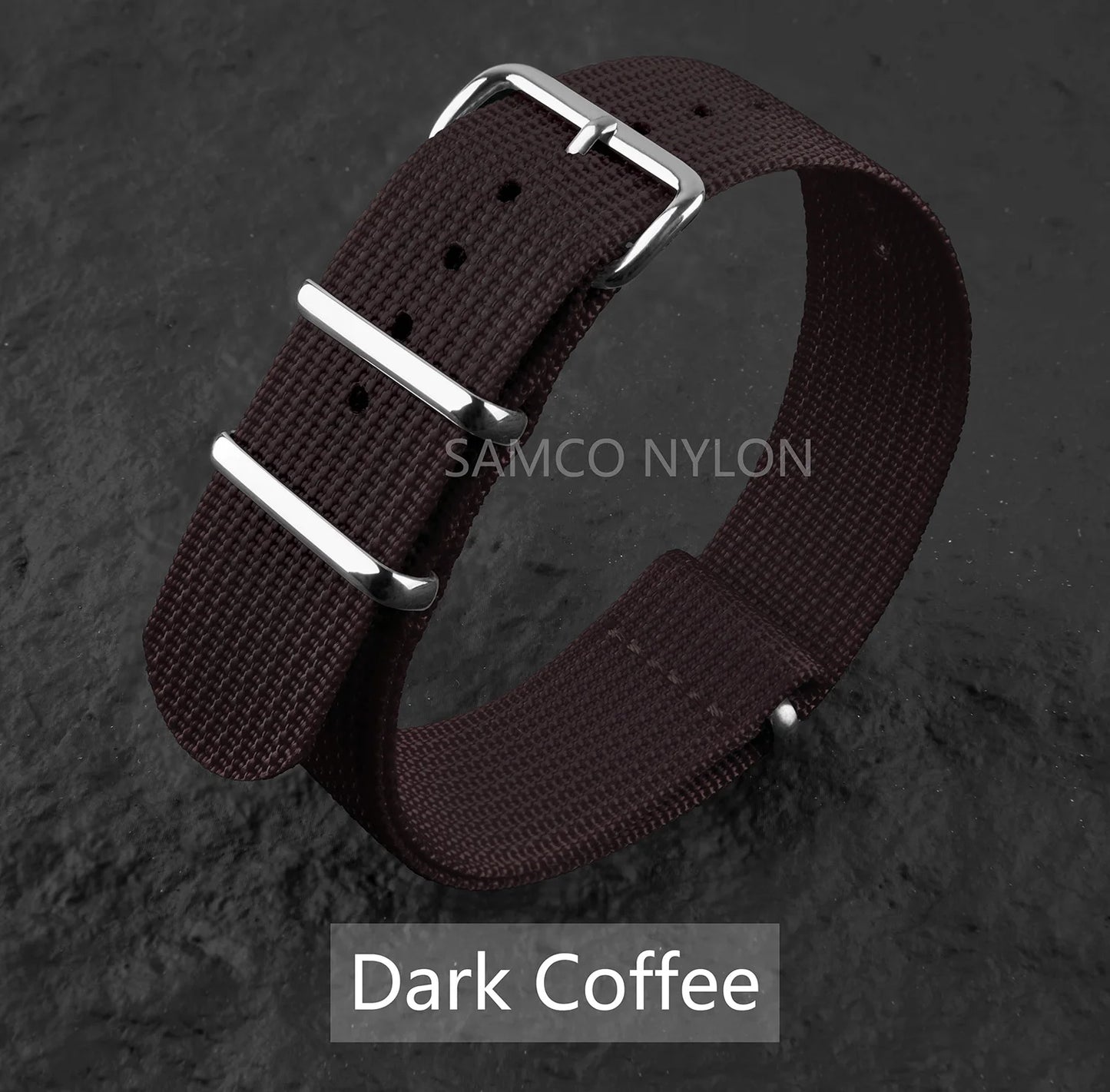 Bracelet de montre en Nylon nervuré 20mm 22mm bracelets de montre confortables boucle militaire lavable Blet pour hommes bracelets de montre