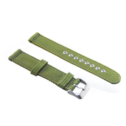 Cinturino per orologio in tela di nylon intrecciato, morbido, universale, per uomo e donna, sportivo, a sgancio rapido, 18 mm, 20 mm, 22 mm
