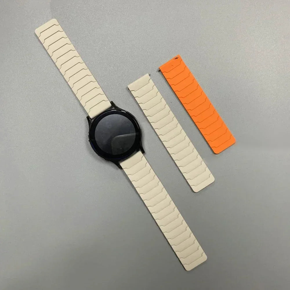 Bracelet magnétique en Silicone, 20 22mm, pour Huami AMAZFIT BIP 6 5 UNITY, pour Redmi 5 3 Active/Lite, pour Amazfit T-Rex 3 Pro 48mm