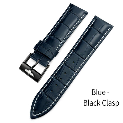 Bracelet de montre en cuir véritable 20mm 21mm 22mm pour Breitling Avenger Navitimer Chronomat Superocean Heritage Yellow Wolf