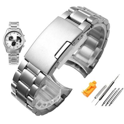 Bracciale in acciaio inossidabile da 20 mm e 22 mm per Casio EDIFICE EFV-540 500 EFS-S510 EFB-650 EQB-501 EFR-303L/303D.