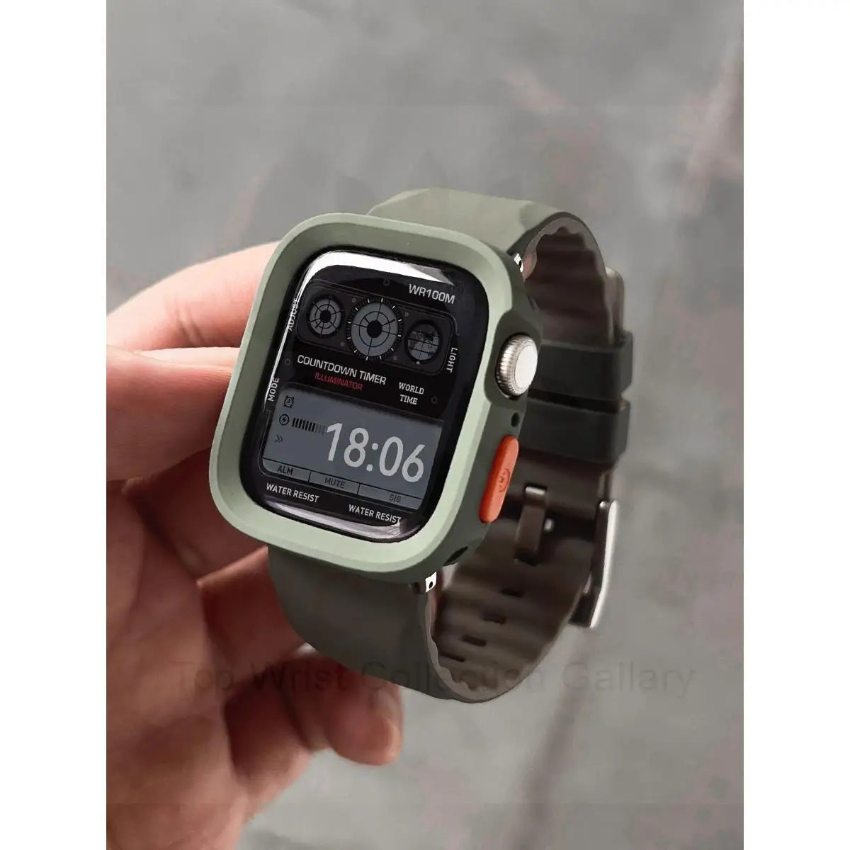 Silicone Strap + TPU Case for Apple Watch Band Ultra2 49mm 46mm 44mm 45mm 42mm 41mm 40mm