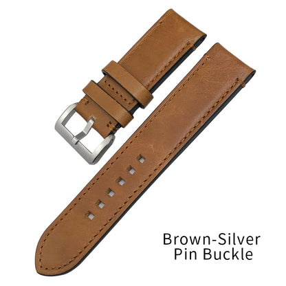 Men's Genuine Cowhide Leather Watch Strap, 22mm 23mm, for Tudor Black Bay Black Bay Bronze Brown, Vintage, Handmade, Calfskin Leather