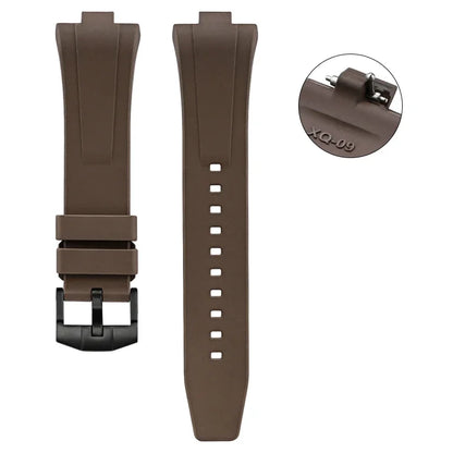 Bracelet en caoutchouc fluoré pour Citizen NJ0150 NJ0151 0155, boucle en acier inoxydable, libération rapide, FKM Sport, étanche, 9mm