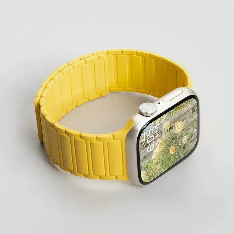 Bracelet en silicone magnétique pour Huawei GT6/GT5/GT4/GT3/Watch5 |   Bracelet d'été respirant pour Redmi Watch 5 Active Lite 3 Active Lite