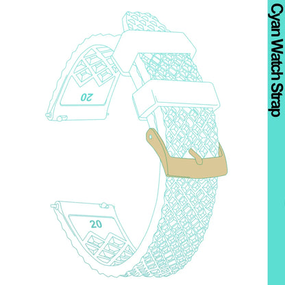 Cinturino per orologio Rapide Premium in gomma a nido d'ape - Universale