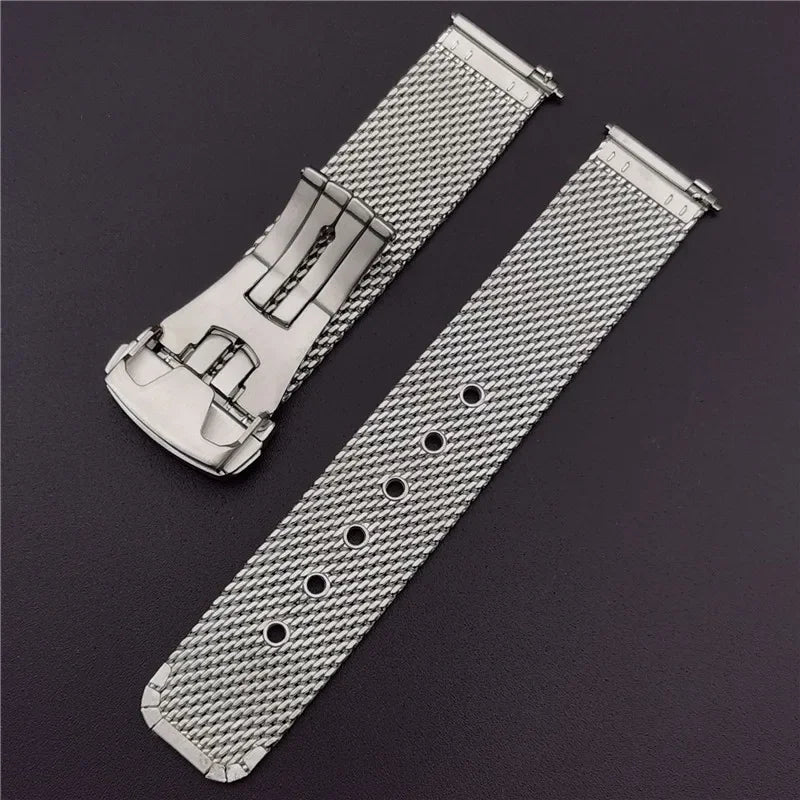 Per Omega Seamaster 300 Subacqueo 007 Serie Agente 20mm 22mm Cinturino in Acciaio Inossidabile Uomo D'Affari Moda Cinturino Orologio a Sgancio Rapido