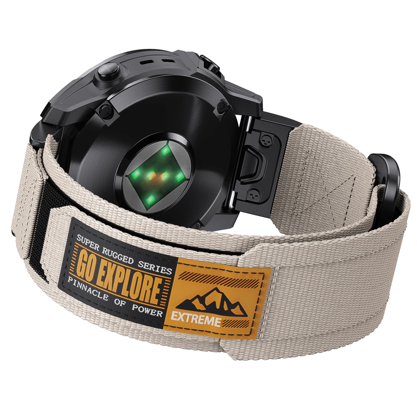 Cinturino per orologio in Velcro QuickFit da 22 mm 26 mm per Garmin Fenix E 8 7 7X 6 6X Pro 5 5X, Epix 2 Pro, Instinct 3 2, Forerunner 955 945