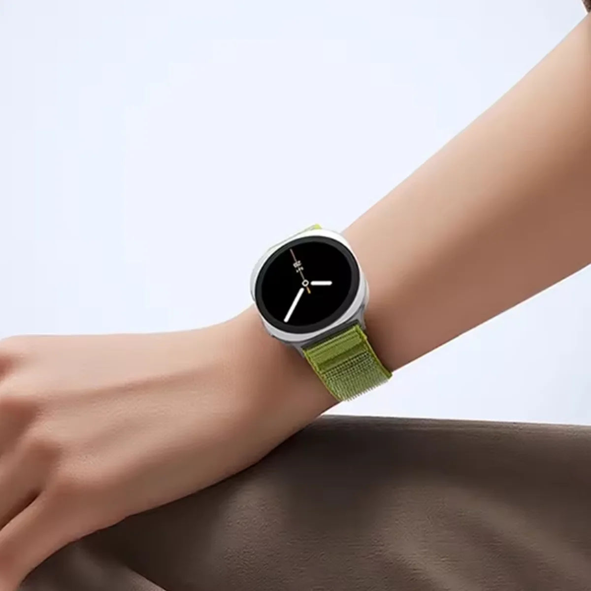 Bracelet de montre tressé élastique en Nylon, pour Samsung Galaxy Watch8 Band 40mm 44mm/Galaxy Watch 8Classic 46mm/Ultra 2025