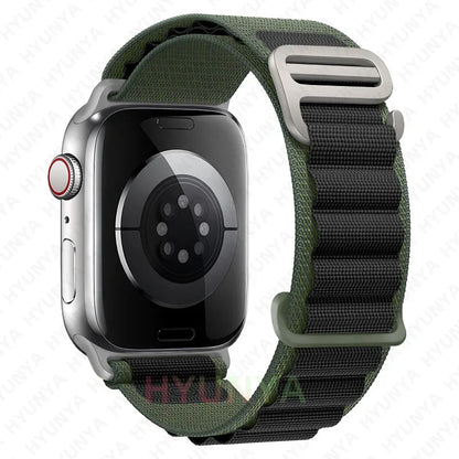 Cinturino per Apple Watch, bracciale alpino per cinturino Apple Watch Ultra 2 3, cinturino 45mm 49mm 42mm 46mm 44mm 41mm 40mm, cinturino Iwatch serie 11 9 8 7 SE 10