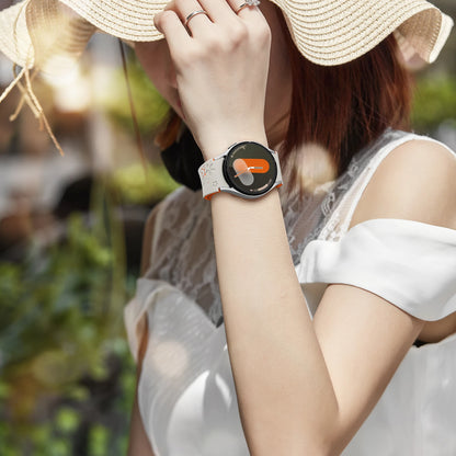 Bracelet en Silicone pour Samsung Galaxy Watch 7 6 5 4 FE/5Pro 45mm sans espaces Sport Correa gravé Galaxy Watch6 Classic 43mm 47mm