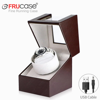 [Newly Upgraded] FRUCASE PU Automatic Watch Winder, Watch Box, Automatic Watch Winder, Automatic Watch Box, Automatic Watch Winder