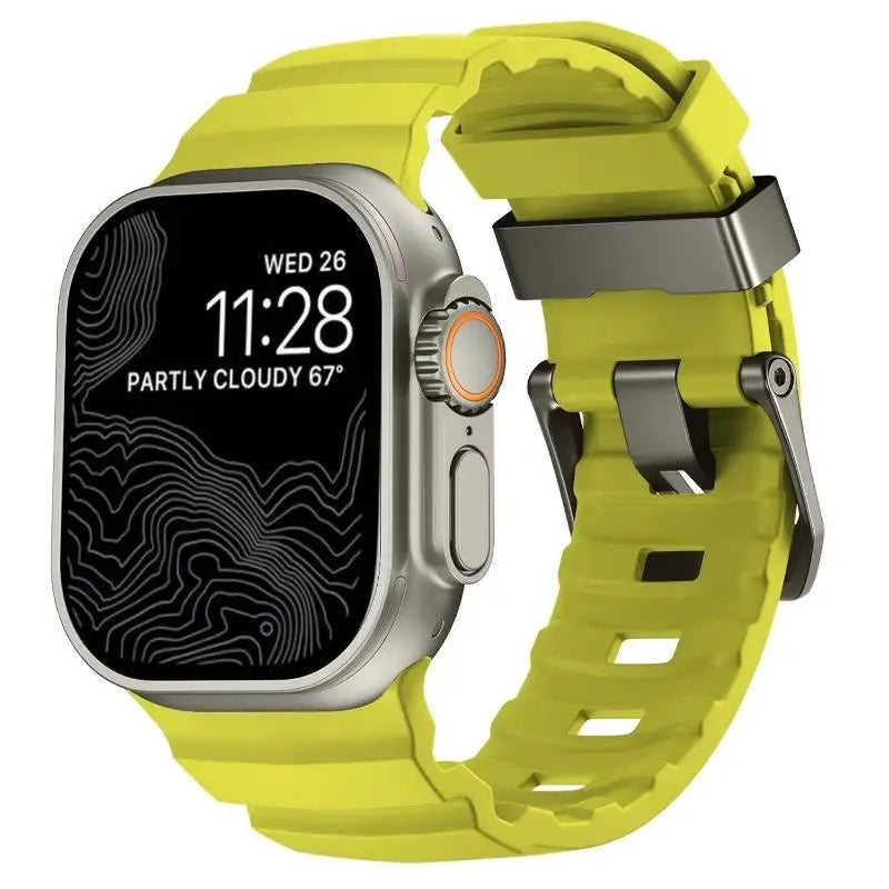 Cinturino in morbido silicone per Apple Watch Ultra 2 10 9 8 7 6 SE 5 4 per iWatch 38 40 41mm 42mm 44mm 45mm 46mm 49mm