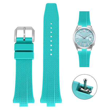 Cinturino per orologio in gomma fluorurata FKM per Citizen NJ0150 NJ0151 ME, serie Convex, sgancio rapido, cinturino sportivo, 9 mm * 26 mm