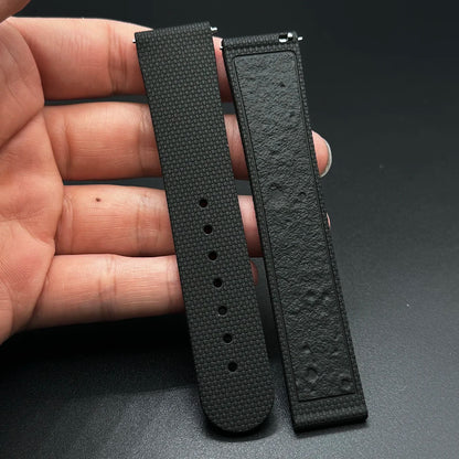 Bracelet montre 20mm caoutchouc Premium – Rapide à Boucle déployante – Toutes Marques