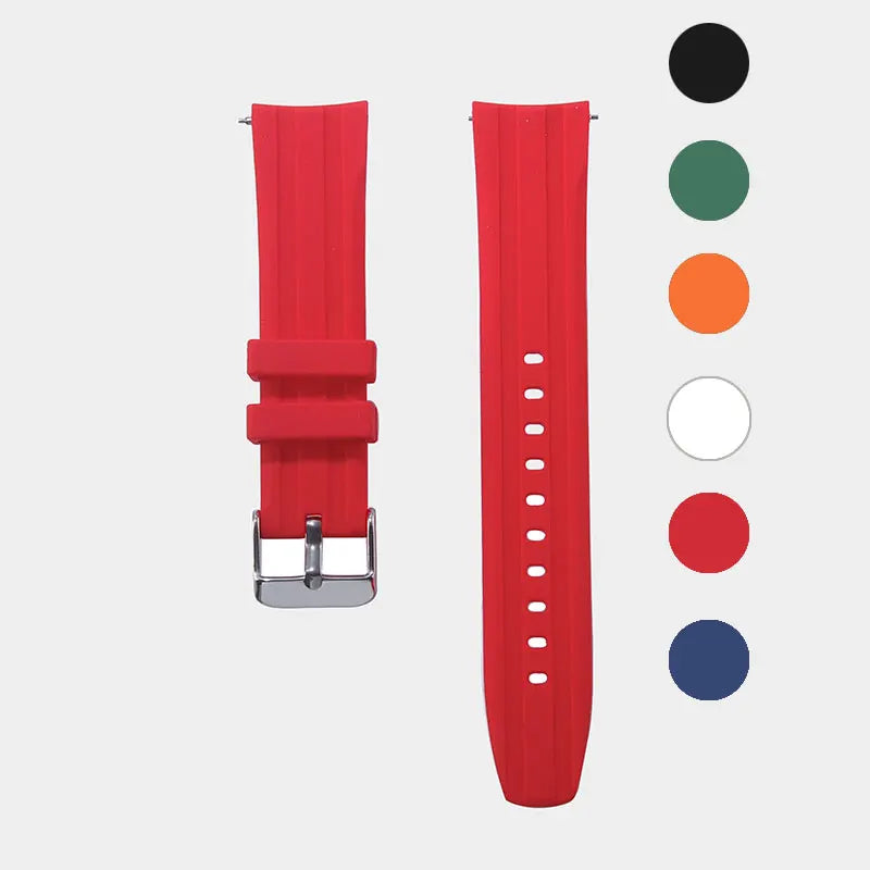 20mm 22mm Quick Release Soft Silicone Sport Watch Strap for Samsung S3 and Huawei GT