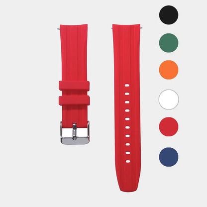 20mm 22mm Quick Release Soft Silicone Sport Watch Strap for Samsung S3 and Huawei GT