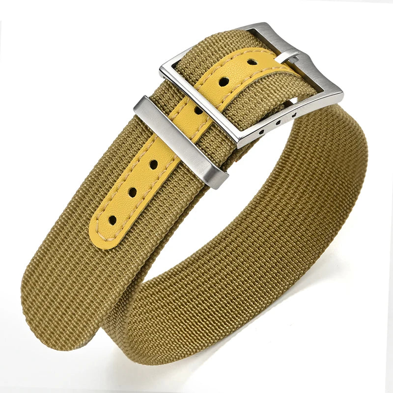 Bracelet de Sport universel en tissu Nylon, 20/22mm, étanche, militaire, pour Seiko Omega, accessoires de Bracelet de montre de l'armée, sans rayures
