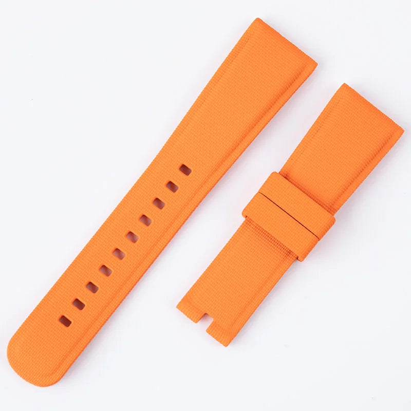 Quick Release FKM Rubber Waterproof Watch Strap, 18/19/20/21/22/23/24mm, for Oris Seiko Omage Rolex