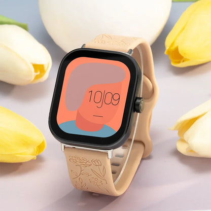 Carved Strap for Redmi Watch 6 5 4, Magnetic Silicone Bracelet for Redmi Watch 5 Active 3 Lite 5 Lite 3 Active