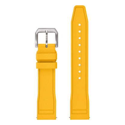New FKM Fluoro Rubber Straps 20mm 21mm 22mm Quick Release Watch Bands Waterproof Diving Watch Straps for Every Brand Diving Watches