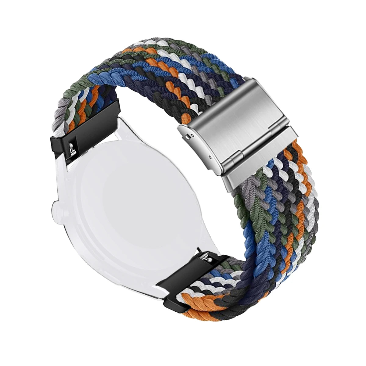 Bracelet à boucle tressée en Nylon, 20/22mm, pour Garmin Forerunner 265 55 965 165, Bracelet de Sport Garmin Venu 3/2 Vivoactive 5