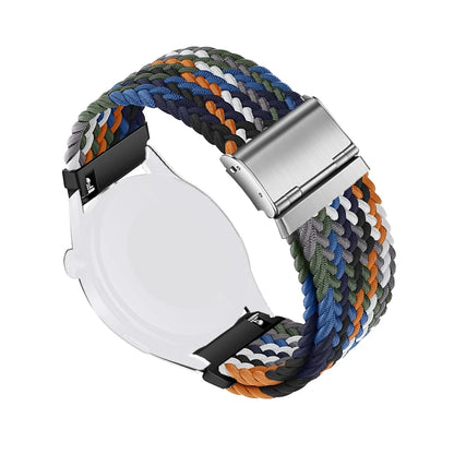 Bracelet à boucle tressée en Nylon, 20/22mm, pour Garmin Forerunner 265 55 965 165, Bracelet de Sport Garmin Venu 3/2 Vivoactive 5