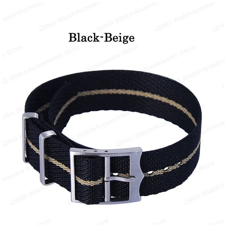 Cinturino sportivo da uomo Seiko, cinturino militare in nylon per Rolex, cinturino in tela Tudor, cinturino militare di alta gamma, 20mm 22mm, cinturino in tessuto