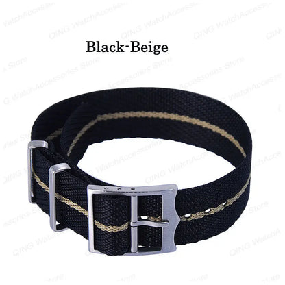 Cinturino sportivo da uomo Seiko, cinturino militare in nylon per Rolex, cinturino in tela Tudor, cinturino militare di alta gamma, 20mm 22mm, cinturino in tessuto
