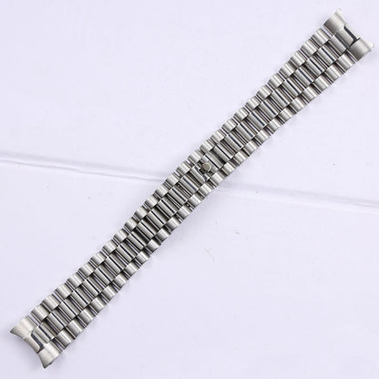 Cinturino per orologio in acciaio inossidabile massiccio argento e oro da 13, 17, 20 e 21 mm per Rolex Oyster Perpetual Date, bracciale metallico.