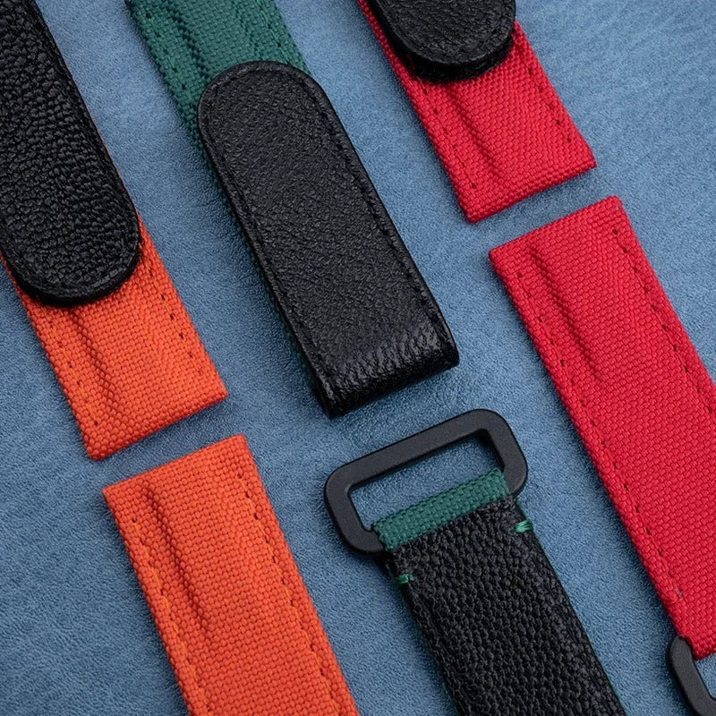Bracelet de montre universel en Nylon, accessoires universels pour Tudor/Omega/Rolex/IWC/Tissot Daytona SUBMARINER, bracelet en toile de Nylon, 20mm