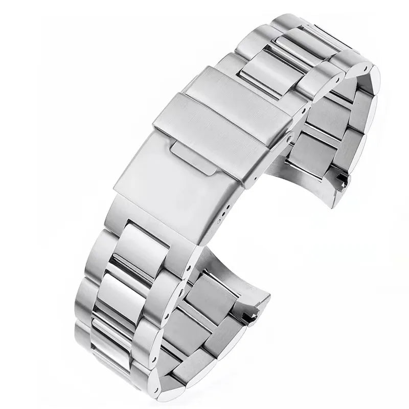 Cinturino in acciaio inossidabile di alta qualità per Longines HydroConquest Conquest L3.781 782 642, argento massiccio 21mm