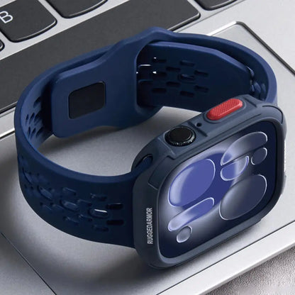 TPU Protective Case + Silicone Sport Straps for Apple Watch Ultra 3 2 49mm S11 S10 46mm 42mm 45mm 44mm 41mm 40mm for iWatch 9 8 SE