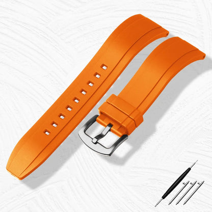 Extended Rubber Watch Strap for Watches, Waterproof Band, Quick Release Bar, Rolex JEAN, Seiko, Tissot, Huawei, 20mm, 22mm