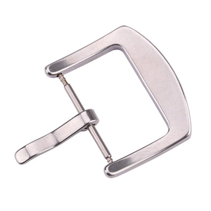 Boucles de bracelet de montre en métal, fermoirs en acier inoxydable, argent, noir, or, accessoires, vente en gros, 18mm, 20mm, 22mm, 24mm, 20 pièces