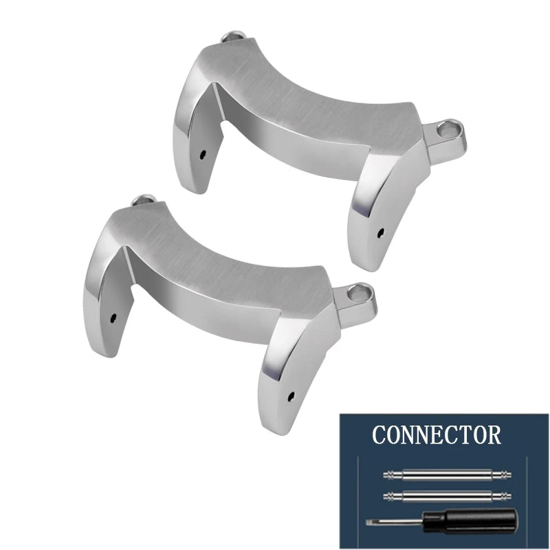 Cinturino in acciaio inossidabile di alta qualità modificato con connettore a maglie speciali per orologio da uomo Citizen BJ8050-08E/BJ8050