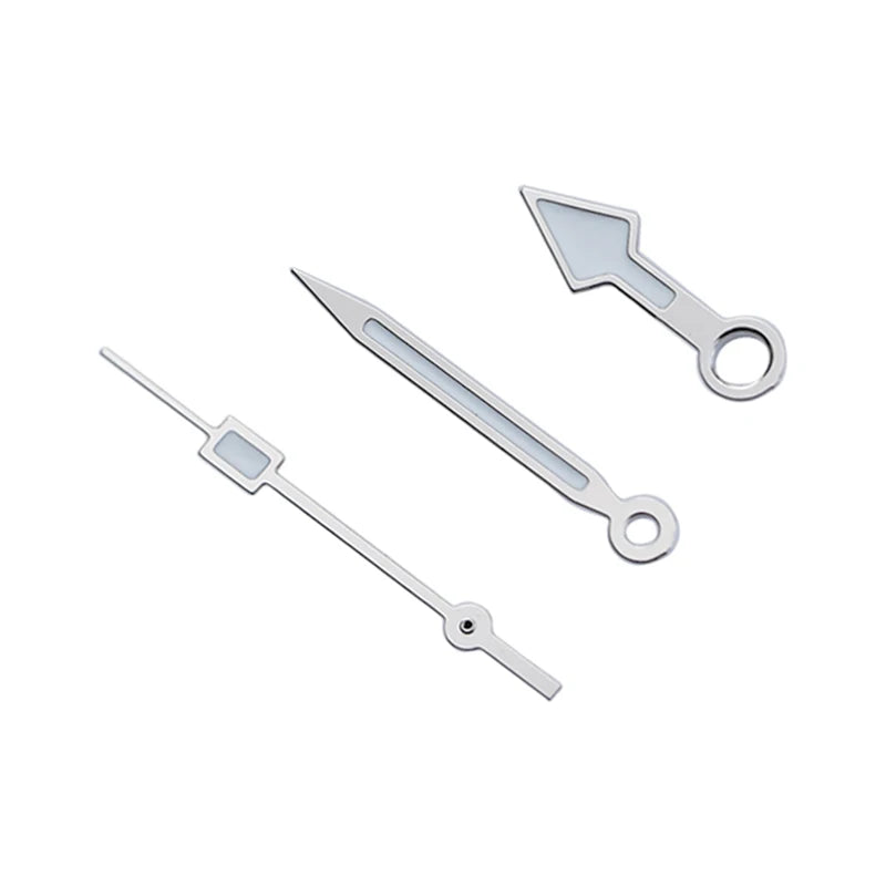 Aiguilles de montre métalliques Ranger Explorer Sub Diver pour mouvements NH35 NH36 adaptés aux mouvements 4R35 4R36 7S26