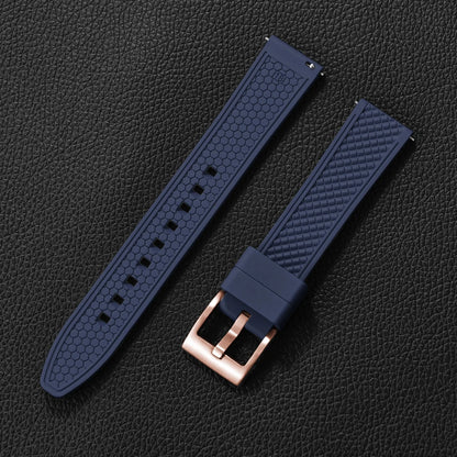 Bracelet en caoutchouc fluoré FKM, 18mm 20mm 22mm 24mm, Bracelet de montre à dégagement rapide pour plongée Omega Seiko Tissot Rolex, ceinture universelle