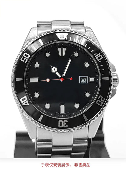 MDV-106 Luminous Watch Hands for Casio Marlin/Duro Miyota 2115 MDV 106, Black/Silver/Gold Watch Hands, Hour, Minute, Second