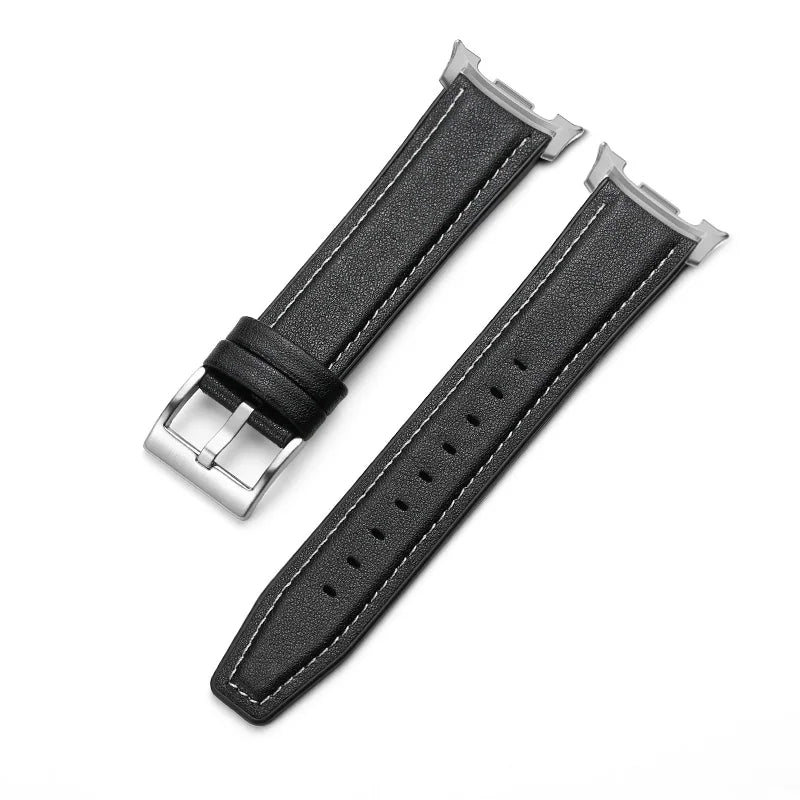 Leather Strap for Samsung Galaxy Watch 8 40 44mm /8 Classic 46mm, Sports Strap for Galaxy Ultra 2026 9 47mm, Professional Style