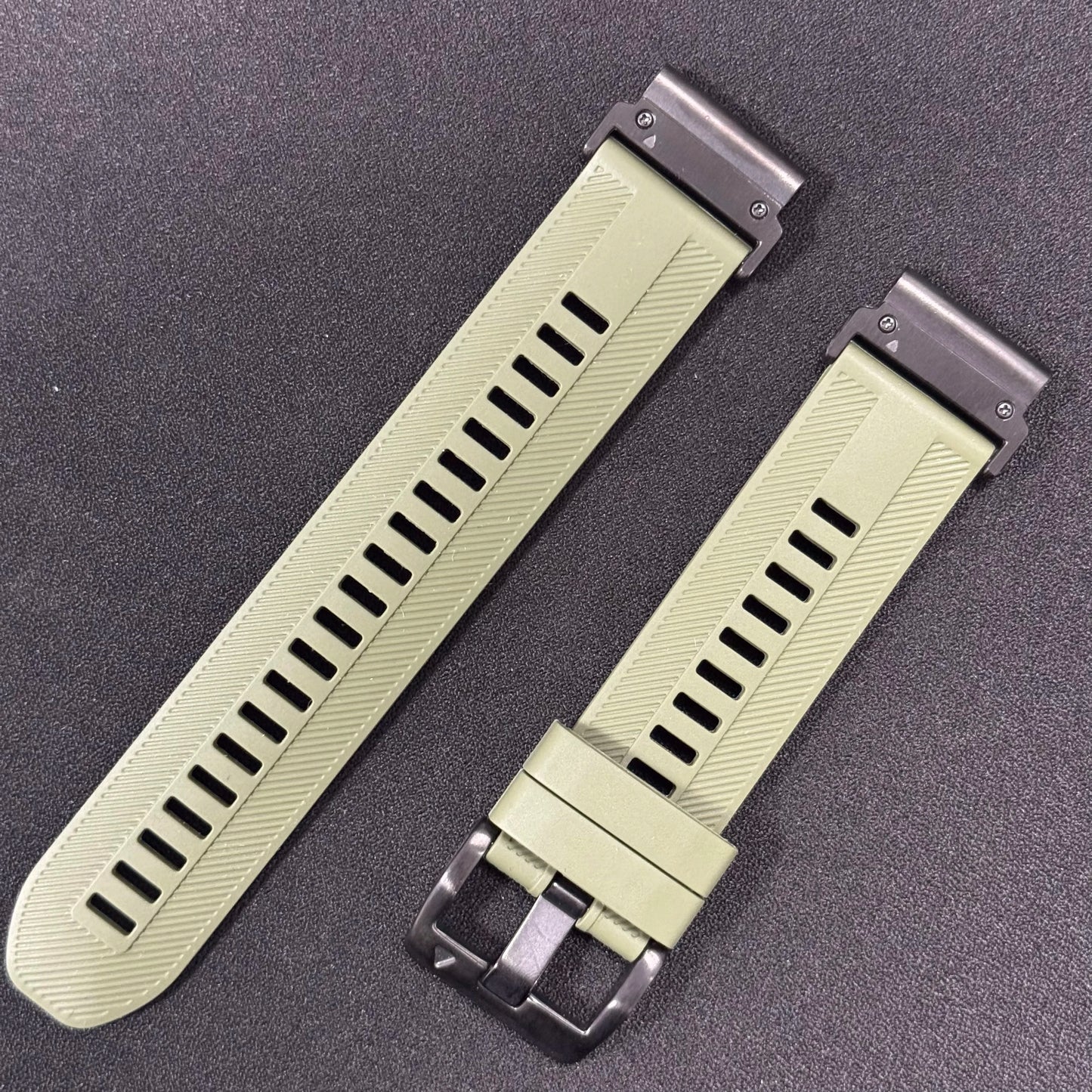 QuickFit 22/26mm Replacement Watch Band for Garmin Forerunner 970 965 955 945 935 745 MARQ Official Silicone Sport Strap