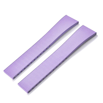 Delugs 20mm FKM Rubber CTS Watch Straps with Butterfly Buckle 4 Colors, Unique Texture, Quick Release for Brand Watches