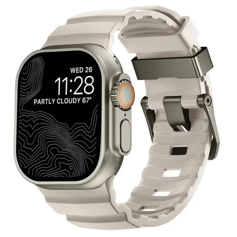 Cinturino in morbido silicone per Apple Watch Ultra 2 10 9 8 7 6 SE 5 4 per iWatch 38 40 41mm 42mm 44mm 45mm 46mm 49mm