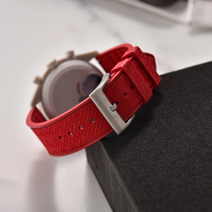 20MM 22MM supprime des bracelets de montre en caoutchouc fluoroélastomère/FKM mosaïque pour hommes femmes-bracelet de Sport étanche de remplacement à dégagement rapide