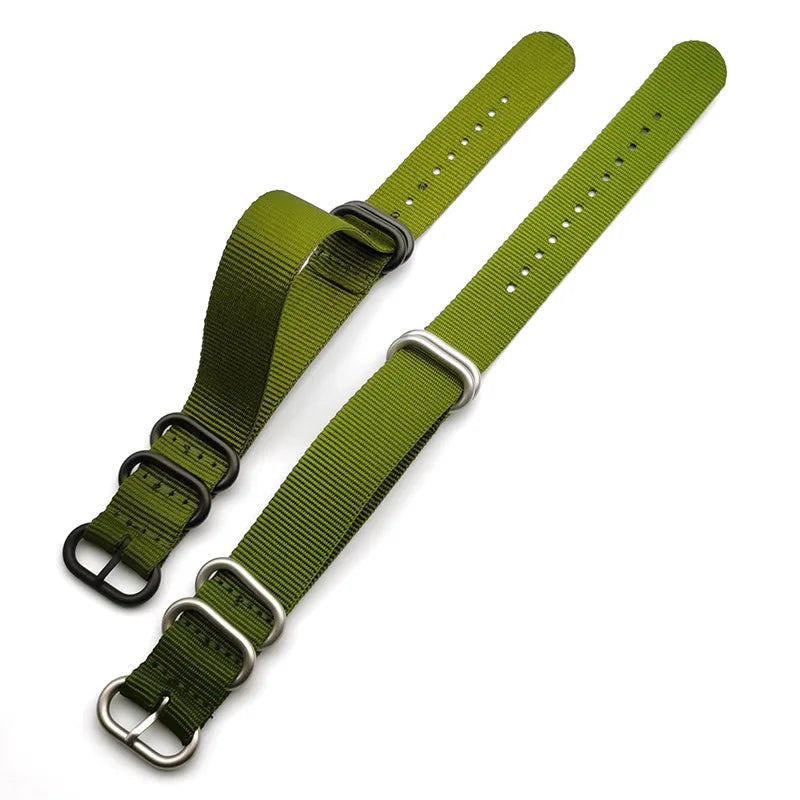 Thick NATO Nylon Watch Strap, 20mm 22mm, Canvas, Men's Watch Chain, Submariner Watch Strap Accessories