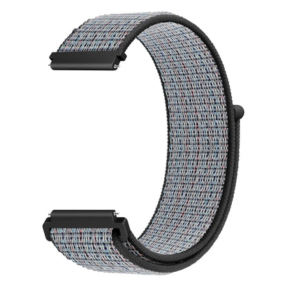 Bracelet à boucle en Nylon pour Amazfit Bip 6/5/GTS 4/3/2/2e/Mini/GTR 42mm/47mm/GTR 4/3 Pro Sport, 20mm/22mm, 2 bandes